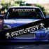 Сонцезахисна наклейка на лобове скло автомобіля - Peugeot Racing, 135*20 см Сонцезахисна наклейка на лобове скло автомобіля - Peugeot Racing, 135*20 см