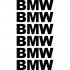 Комплект наклейок на супорта - BMW (6 шт.)