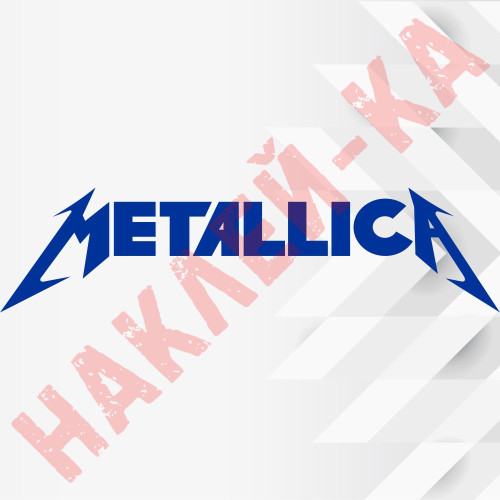 Вінілова наклейка на автомобіль - Metallica