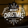 Вінілова наклейка на Новий Рік - Merry Christmas / Різдво Вінілова наклейка на Новий Рік - Merry Christmas / Різдво