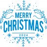 Вінілова наклейка на Новий Рік - Merry Christmas / Різдво Вінілова наклейка на Новий Рік - Merry Christmas / Різдво