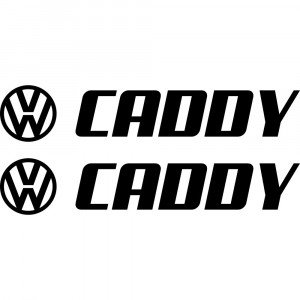 Набір вінілових наклейок на автомобіль - Volkswagen Caddy v2 (2шт)