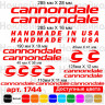 Виниловые наклейки на велосипед - набор Сannondale (19 шт) Виниловые наклейки на велосипед - набор Сannondale (19 шт)