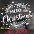 Вінілова наклейка на Новий Рік - Merry Christmas /Різдво v2 Вінілова наклейка на Новий Рік - Merry Christmas /Різдво v2