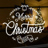 Вінілова наклейка на Новий Рік - Merry Christmas /Різдво v3 Вінілова наклейка на Новий Рік - Merry Christmas /Різдво v3