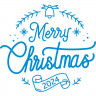 Вінілова наклейка на Новий Рік - Merry Christmas /Різдво v3 Вінілова наклейка на Новий Рік - Merry Christmas /Різдво v3