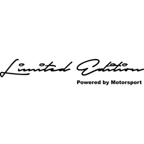 Наклейка на автомобіль - Limited Edition Powered by Motorsport