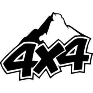 Вінілова наклейка на автомобіль - 4x4