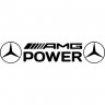 Вінілова наклейка на автомобіль - AMG Power