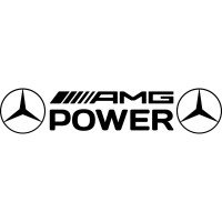 Вінілова наклейка на автомобіль - AMG Power
