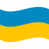 Вінілова наклейка на автомобіль - Прапор України v2 Вінілова наклейка на автомобіль - Прапор України v2