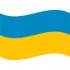 Виниловая наклейка на автомобиль - Флаг Украины v2 Виниловая наклейка на автомобиль - Флаг Украины v2