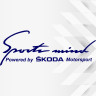 Вінілова наклейка на автомобіль - Sports mind produced by Skoda Motorsport Вінілова наклейка на автомобіль - Sports mind produced by Skoda Motorsport