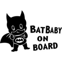 Вінілова наклейка на автомобіль - Bat Baby on Board