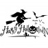 Вінілова наклейка - Happy Halloween