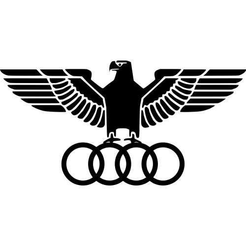 Вінілова наклейка на автомобіль - Орел Audi