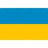 Вінілова наклейка на автомобіль - Прапор України v3