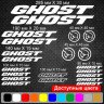 Вінілові наклейки на велосипед - набір Ghost (21 шт) Вінілові наклейки на велосипед - набір Ghost (21 шт)