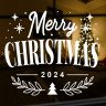 Виниловая наклейка на Новый Год - Merry Christmas / Рождество v4 Виниловая наклейка на Новый Год - Merry Christmas / Рождество v4