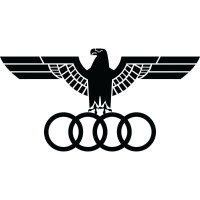 Вінілова наклейка на автомобіль - Орел Audi v2