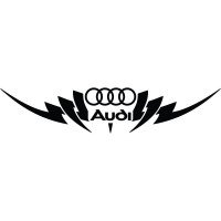 Виниловая наклейка на автомобиль - Audi Tribal v1