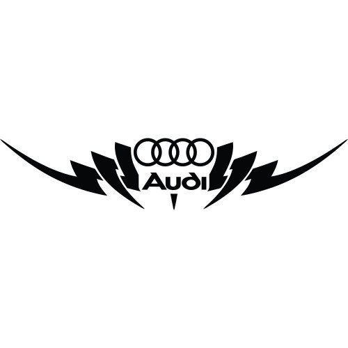 Виниловая наклейка на автомобиль - Audi Tribal v1