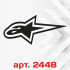 Вінілова наклейка - Alpinestars / A-star / Альпінстар Вінілова наклейка - Alpinestars / A-star / Альпінстар