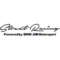 Наклейки на автомобіль - Street Racing Powered by BMW M Motorsport
