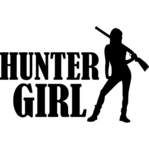 Вінілова наклейка на автомобіль - Hunter Girl | Дівчина Мисливець