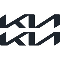 Набор виниловых наклеек на автомобиль - Логотип KIA NEW (2шт)