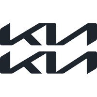 Набор виниловых наклеек на автомобиль - Логотип KIA NEW (2шт)