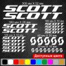 Виниловые наклейки на велосипед - набор Scott (26 шт) v2