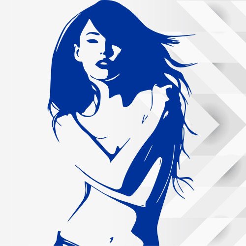 Виниловая наклейка на автомобиль - Девушка | Girl v6