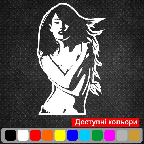 Виниловая наклейка на автомобиль - Девушка | Girl v6