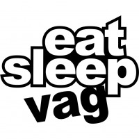 Вінілова наклейка на автомобіль - Eat Sleep VAG