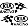 Набор виниловых наклеек на автомобиль - KIA Racing v2 (2шт) Набор виниловых наклеек на автомобиль - KIA Racing v2 (2шт)