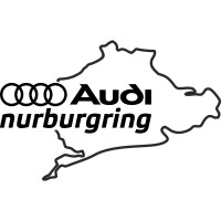 Вінілова наклейка на автомобіль - Audi Nurburgring | Ауді Нюрбургрінг