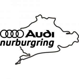 Вінілова наклейка на автомобіль - Audi Nurburgring | Ауді Нюрбургрінг