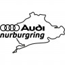 Вінілова наклейка на автомобіль - Audi Nurburgring | Ауді Нюрбургрінг Вінілова наклейка на автомобіль - Audi Nurburgring | Ауді Нюрбургрінг