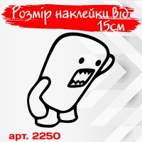 Виниловая наклейка на автомобиль - Domo-kun /Домо-кун v2