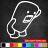 Виниловая наклейка на автомобиль - Domo-kun /Домо-кун v2