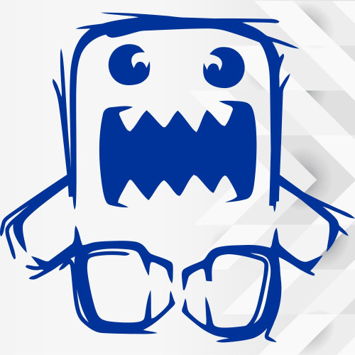 Вінилова наклейка на автомобіль - Domo-kun /Домо-кун v3