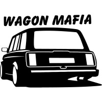 Виниловая наклейка на автомобиль - Wagon Mafia