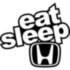 Виниловая наклейка на автомобиль - Eat Sleep Honda Виниловая наклейка на автомобиль - Eat Sleep Honda