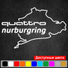 Виниловая наклейка на автомобиль - Audi Quattro Nurburgring | Ауди Кватро Нюрбургринг Виниловая наклейка на автомобиль - Audi Quattro Nurburgring | Ауди Кватро Нюрбургринг