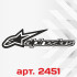 Вінілова наклейка - Alpinestars / A-star / Альпінстар v2