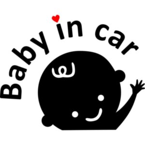 Вінілова наклейка на автомобіль - Baby in Car v2
