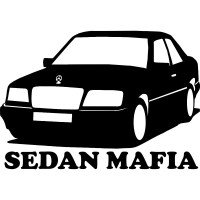 Вінілова наклейка на автомобіль - Sedan Mafia Mercedes-Benz