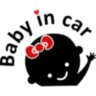 Вінілова наклейка на автомобіль - Baby in Car v3 Вінілова наклейка на автомобіль - Baby in Car v3