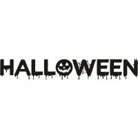 Вінілова наклейка - Halloween